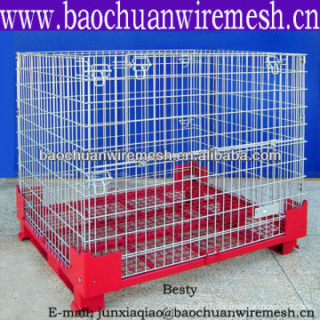 High quality mesh containers/wire storage cages Anping factory(manufacturers)